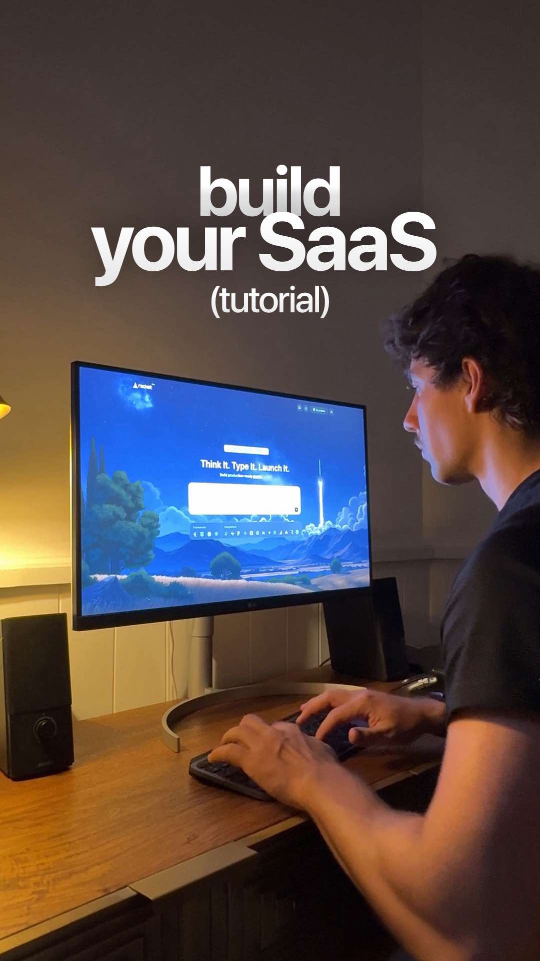 👇🏼Comment “ROCKET” and I’ll send you my full guide to building any app. Build a profitable SaaS in 5 steps. No coding required. Use ChatGPT + Rocket to generate your app, iterate in chat, connect tools like Stripe, Resend, and Supabase, then publish live in minutes. #saas #nocode #aidevelopment #startup #rocket 