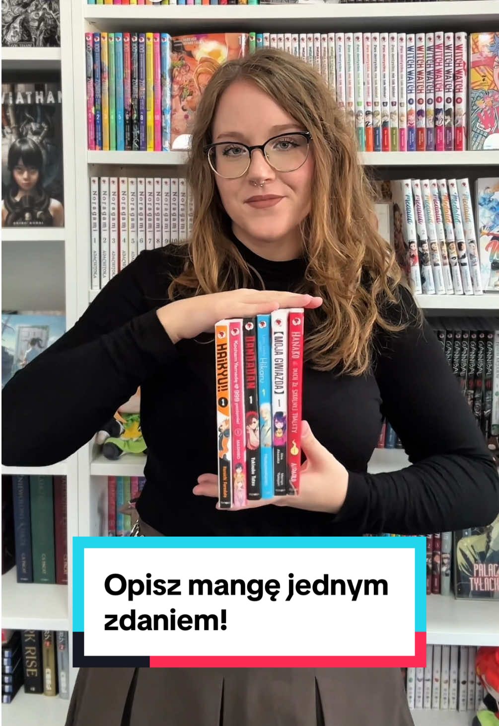 Opisz mangę jednym zdaniem! 😍 A Wy jak opisalibyście wybrane tytuły? #manginawakacje #wakacje #mangatokpl #mangatok #wydawnictwostudiojg      