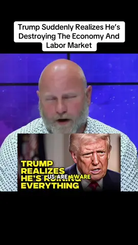 Trump Suddenly Realizes He’s Destroying The Economy And Labor Market #theringoffire #donaldtrump #breakingnews #fyp #america 