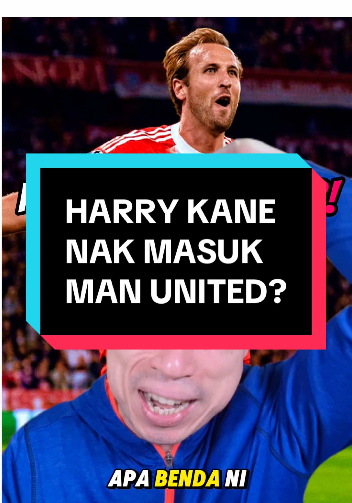 HARRY KANE NAK MASUK MUFC?! #SukanDiTikTok #manchesterunited #harrykane 
