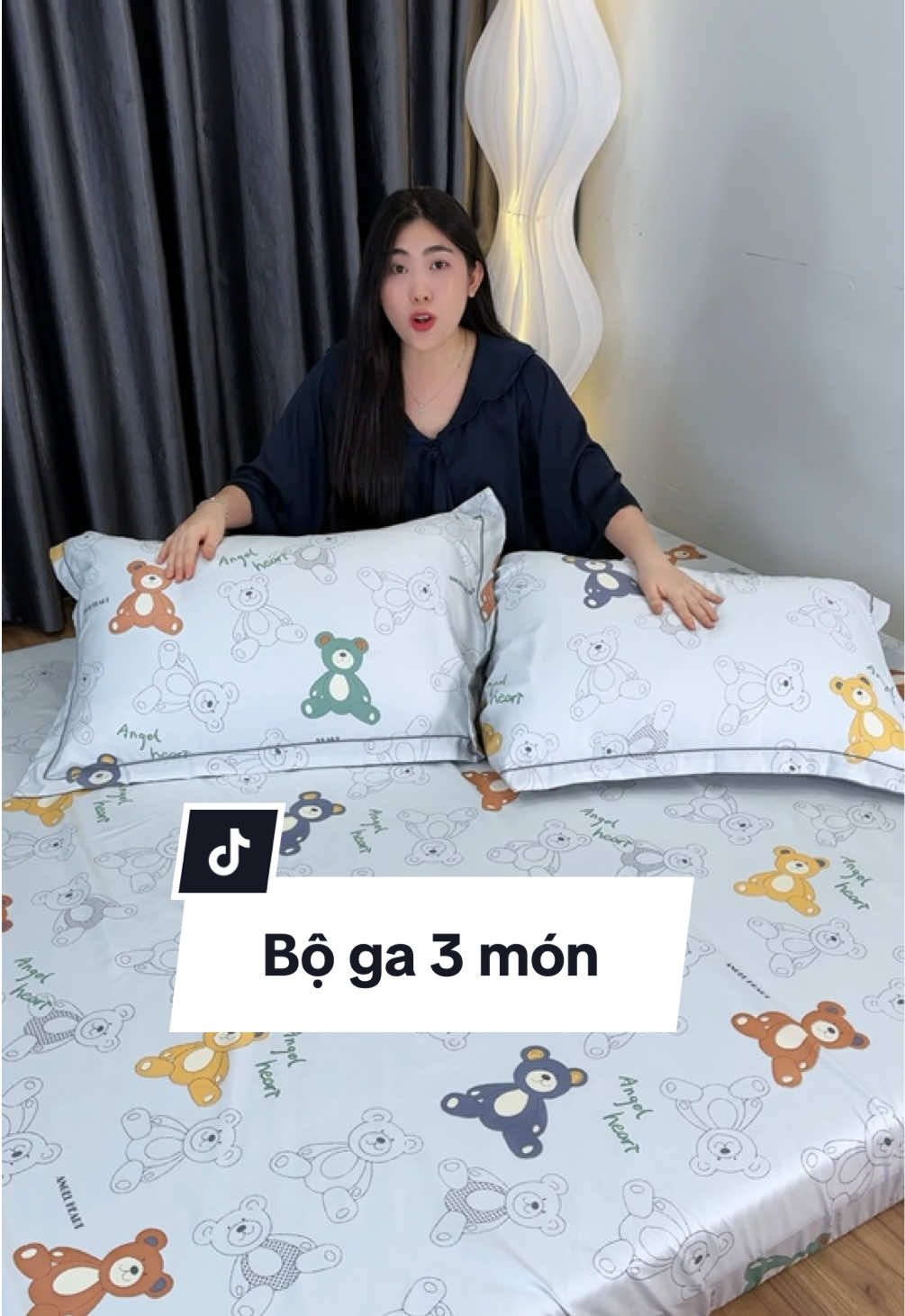 Bộ ga 3 món chỉ từ 125K #chăngagối #chăn_ga_đẹp #mền #changaluathai #chanluathai 