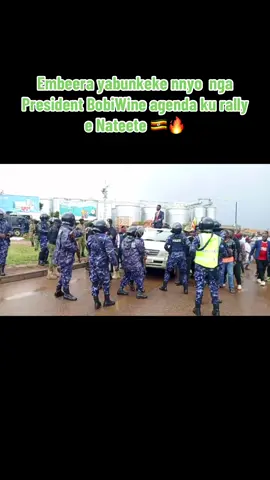 Embeera ya bunkeenke nga President @Bobi Wine agenda e Nateete ku rally 🔥🔥#protestvote2026 #freeallpoliticalprisonersinuganda #peoplepowerourpower 
