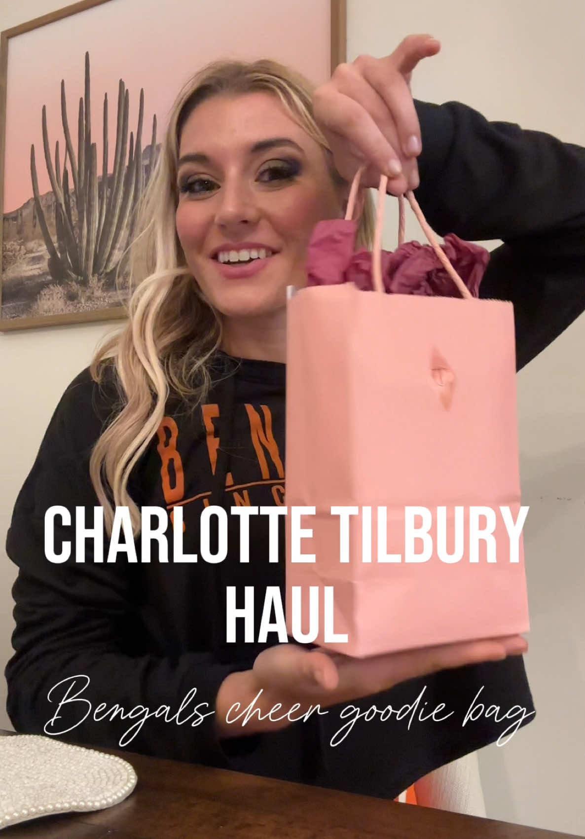 Charlotte Tilbury Ben-Gals Haul 💋 @Charlotte Tilbury #bengals #nflcheer #makeuphaul #bengalscheer #taylorbengal 