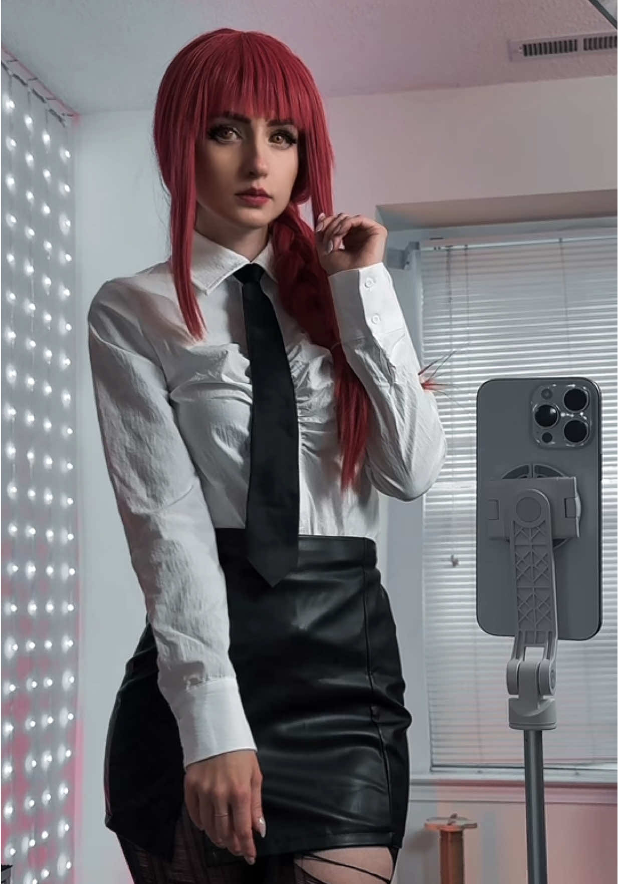 Till the end 😳 #makimacosplay #makimachainsawman #chainsawmancosplay #chainsawman #makima 