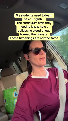 Am I the only one acting out the collapse of a nebula with hand puppets? Teaching the solar nebula theory in to English language learners is a lesson in frustration for everyone. The concepts are abstract enough in your native language! This is not a fair way to teach students. Can anyone else relate to this specific struggle? #teachersoftiktok #education #immigration 