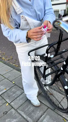 Wat een lol! #polkadot #fiets #amsterdam #fy 