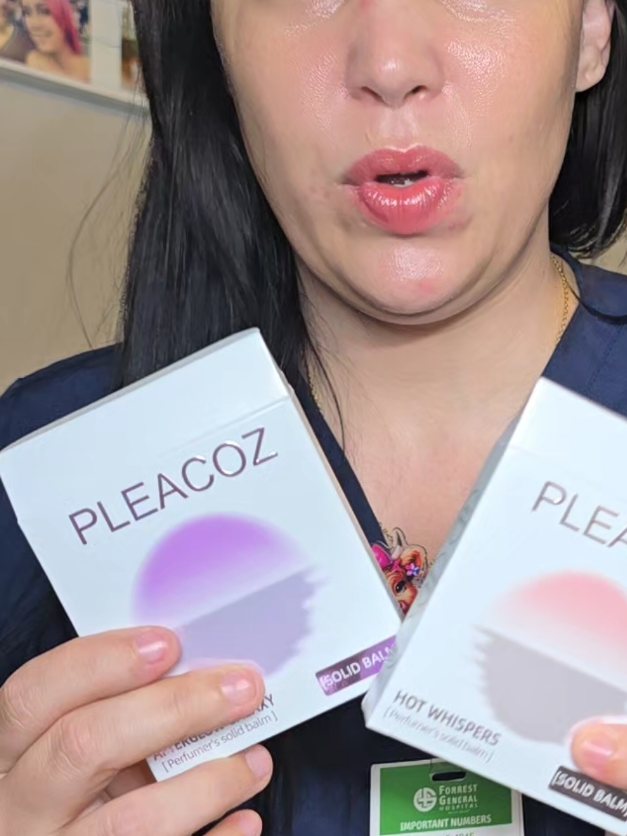 That purple one smells so good #scheduledpost #perfume #perfumebalm 