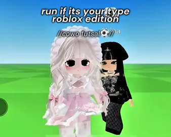 lari larii lariii💃🏻 (w/ @시나 shina ) ‼️note: klo lari kebelakang itu berarti suka, klo maju kedepan berarti gasuka #roblox #robloxfyp #robloxedit #fypシ #fyp 