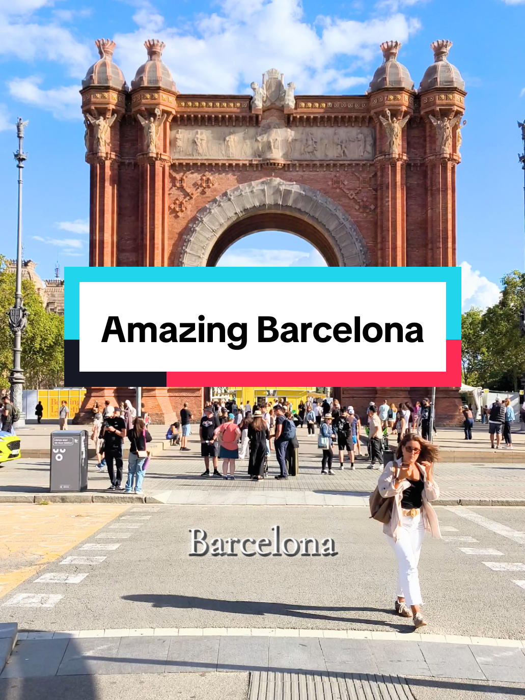 No matter where you go, Barcelona looks amazing.❤️✨ #barcelona #gaudi #StreetStyle #traveltips 