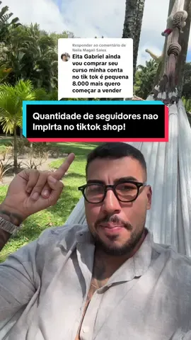 Respondendo a @Neila Magali Sales A quantidade de seguidores não define se você vai vender mais ou menos no Tiktok Shop.  #tiktokshop 
