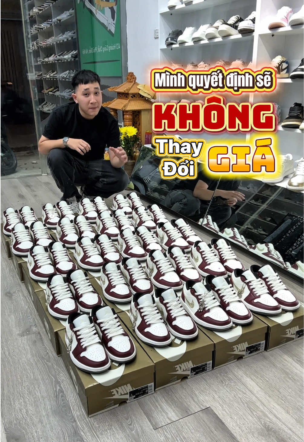 Cảm ơn những khách hàng đã đợi chờ shop trong những ngày vừa qua #minhchanchat #uosneaker #sneakers #jordan1 #yearofdragon 