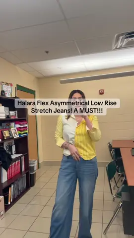 Halara Flex Asymmetrical Low Rise  Stretch Jeans! A MUST!!! @Halara_official @Halara shop #fallfashion #falloutfits #halaraeveryday #halaratiktokshop #halara 