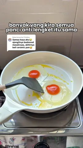Membalas @Fitsdiary Mau panci anti lengket yang bebas zat berbahaya? Mau panci yang cantik walaupun kena panas tinggi? Panci ini solusinya!😌👌🏻#pancikeramik #ceramicpan #redchef #redchefcookware #panciantilengket 