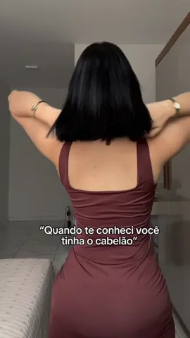 As vezes bate saudade do cabelão.. mas logo passa 😅  Amo meu cabelo curtinhooo 🫶🏻 #cabelos #cabelocurto #rapunzel #curtinhos #cabelão 