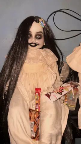 your night scares me #fyp #spiritdolls #creepy #kuntilanak #jumpscare 
