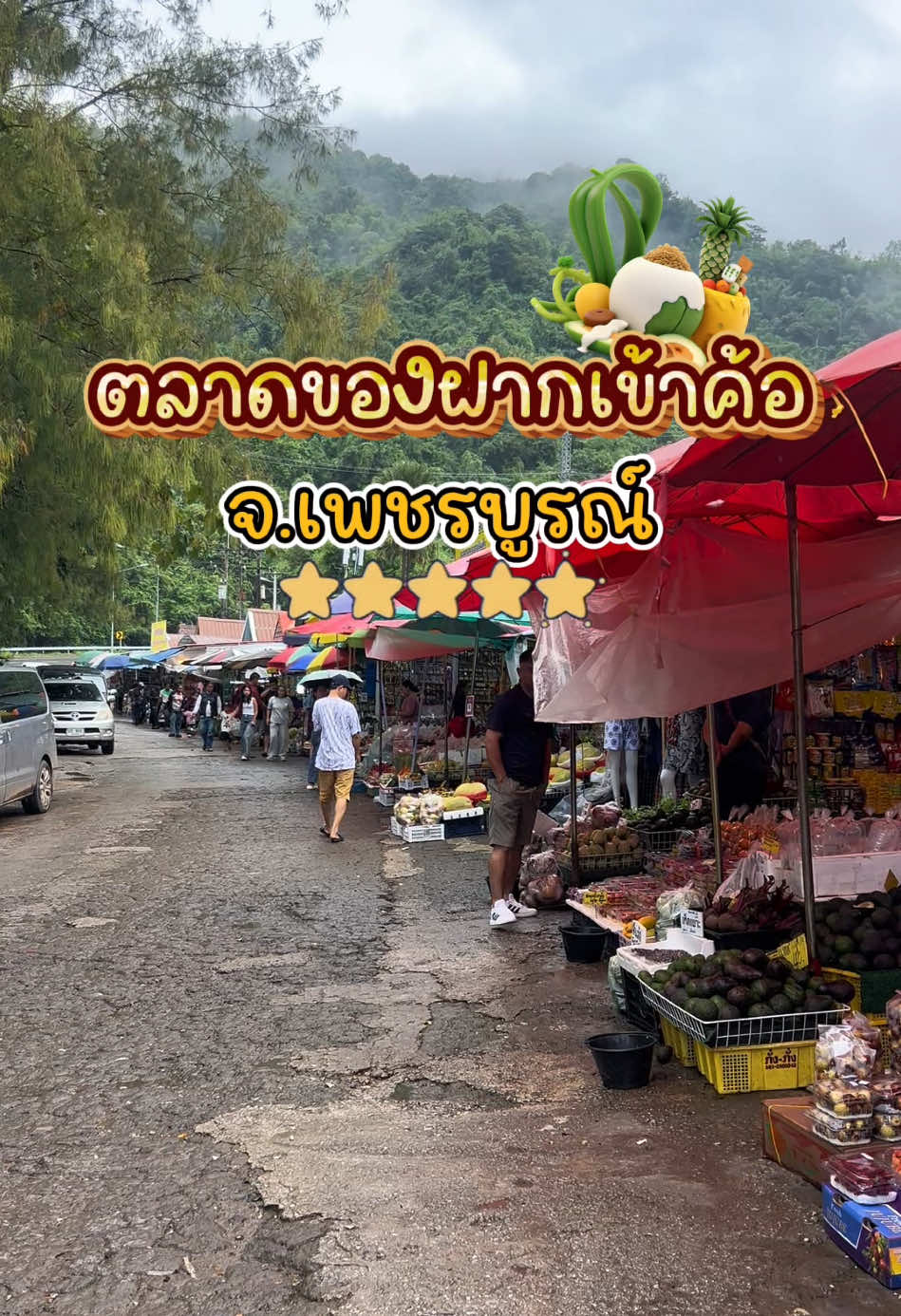 ตลาดของฝากเขาค้อ เพชรบูนณ์ ที่ใครมาเที่ยวเขาค้อต้องห้ามพลาดนะคะ เพราะที่นี่มีทั้งผัก ผลไม้ตามฤดูกาล และมีของฝากให้เลือกหลากหลายมากค่ะ 🥰🥬🥕เปิดขายทุกวัน เวลา 07.30 - 18.00 น. #เที่ยวเพชรบูรณ์ #ของฝากเขาค้อ #ผลไม้ตามฤดูกาล #เขาค้อเพชรบูรณ์ #เทรนด์วันนี้มาแรง 