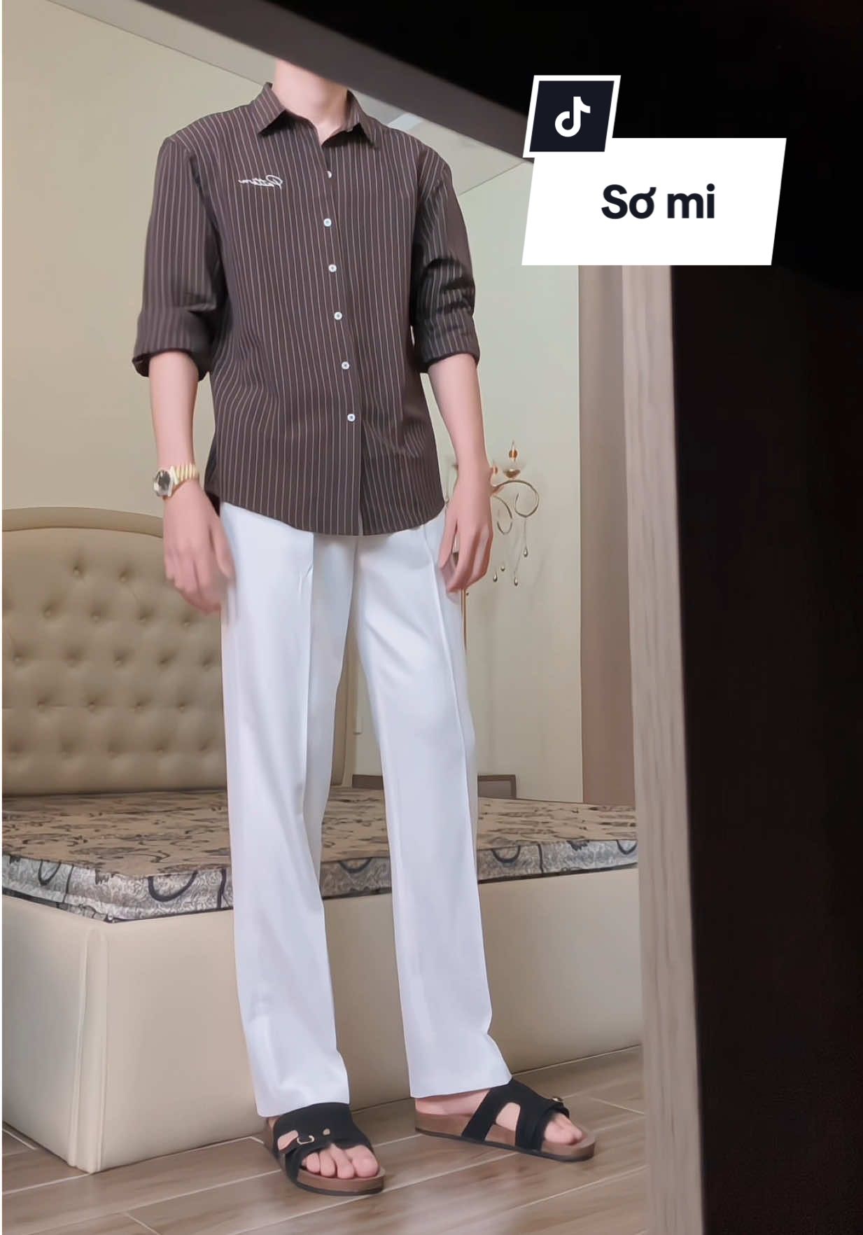 Áo sơ mi #pattern #manh6try #aosominam #OOTD #outfitnam 
