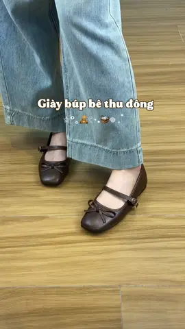 Giày búp bê cho mùa thu đông nè #gaubata #giaynu #giaybupbe #giaycongso 