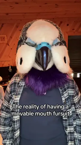 sometimes you gotta hit them with the *chew emote* ##fyp##xyzbca##furry##furrytiktok##birdfursuit