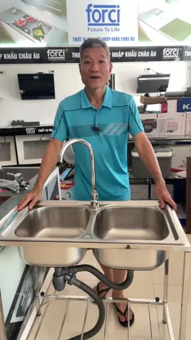 Bộ chậu rửa chén bát inox hai hộc kt 78x43 kèm vòi xiphon chân đế inox 304 #bocchauruabatcachande #bovoichauinox2ho #xuhuong #thinhhanh 