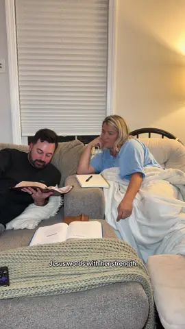 Starting something new to spark good wholesome conversation between my husband and I. After we did devos together we both felt a sense of peace and contentment. We plan to do this *together* at least 2x a week! The other days we want to strengthen our marriage by playing a game with each other instead of just going in our “nothing boxes” 🤍 I also want to add that starting something new may feel awkward at first but I promise that Jesus is SO delighted when you get out of your comfort zone for Him 🥹  #devotional #christian #motherhood #family #teatime 