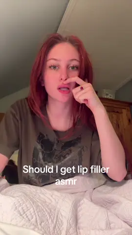 Has anyone had lip blushing? #asmr #lowqualityasmr #lofiasmr #doublelipline #lipfiller 