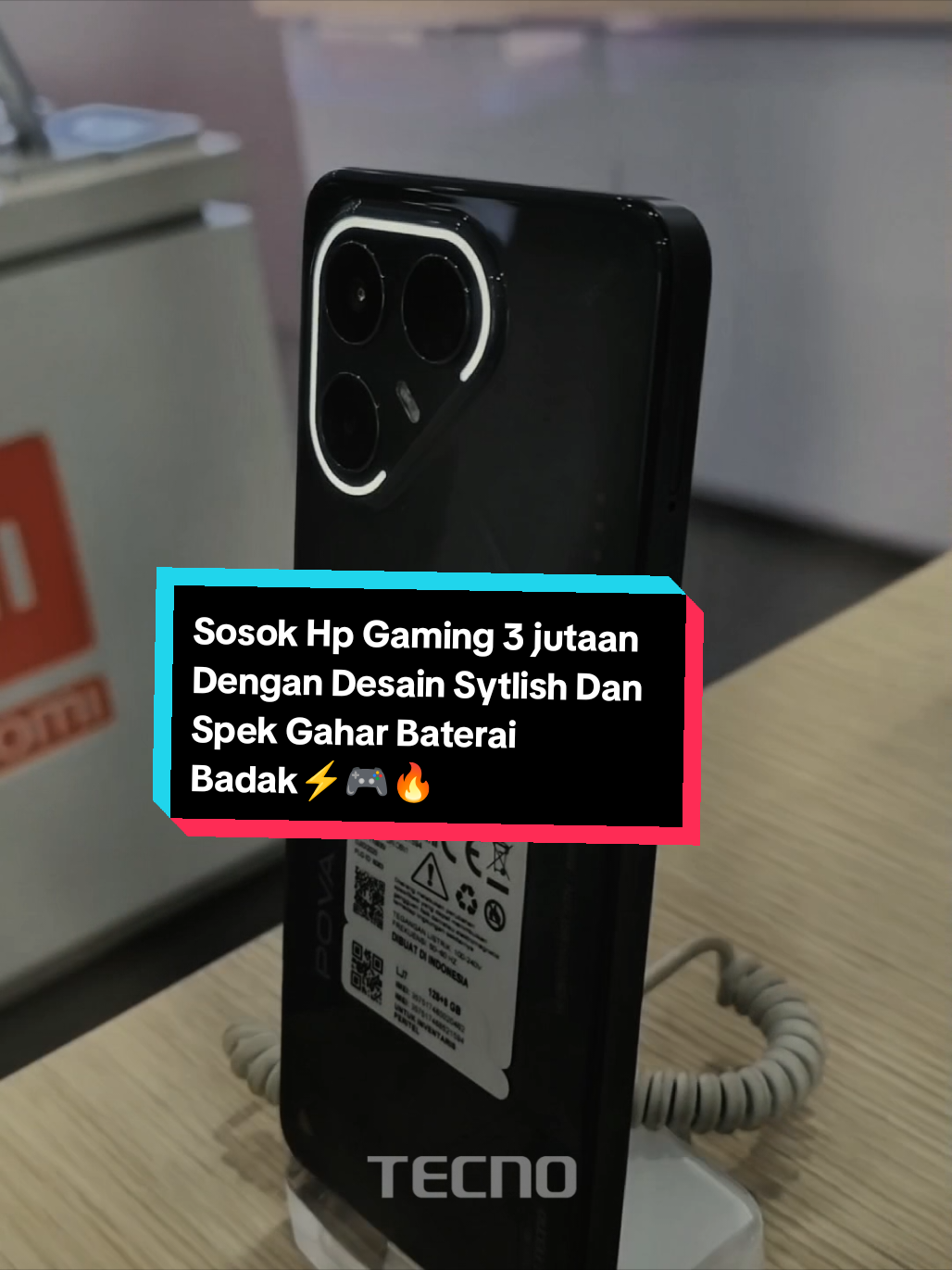 Tampilan Desain Stylish Pova 7 5G Hp Gaming 3jutaan Spek Gahar Dan Baterai Besar🎮⚡ @tecno_sulawesi  #tecnoindonesia #tecnosulawesi #tecnopromotor #pova7 #tecnopova7 