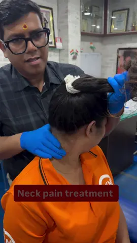Nech pain treatment by Father of Indian Chiropractic. #drrajneeshkant #worldfamouschiropractor #rkm