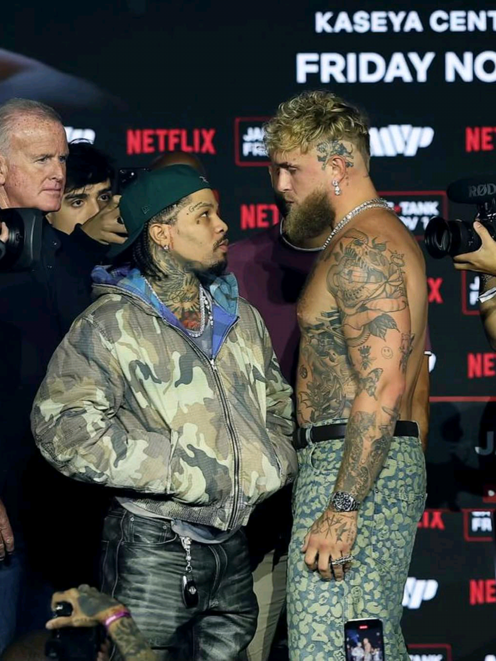 cemilannya tank dapis😜 #gervontadavis #tankdavis #jakepaul #boxing #faceoff 