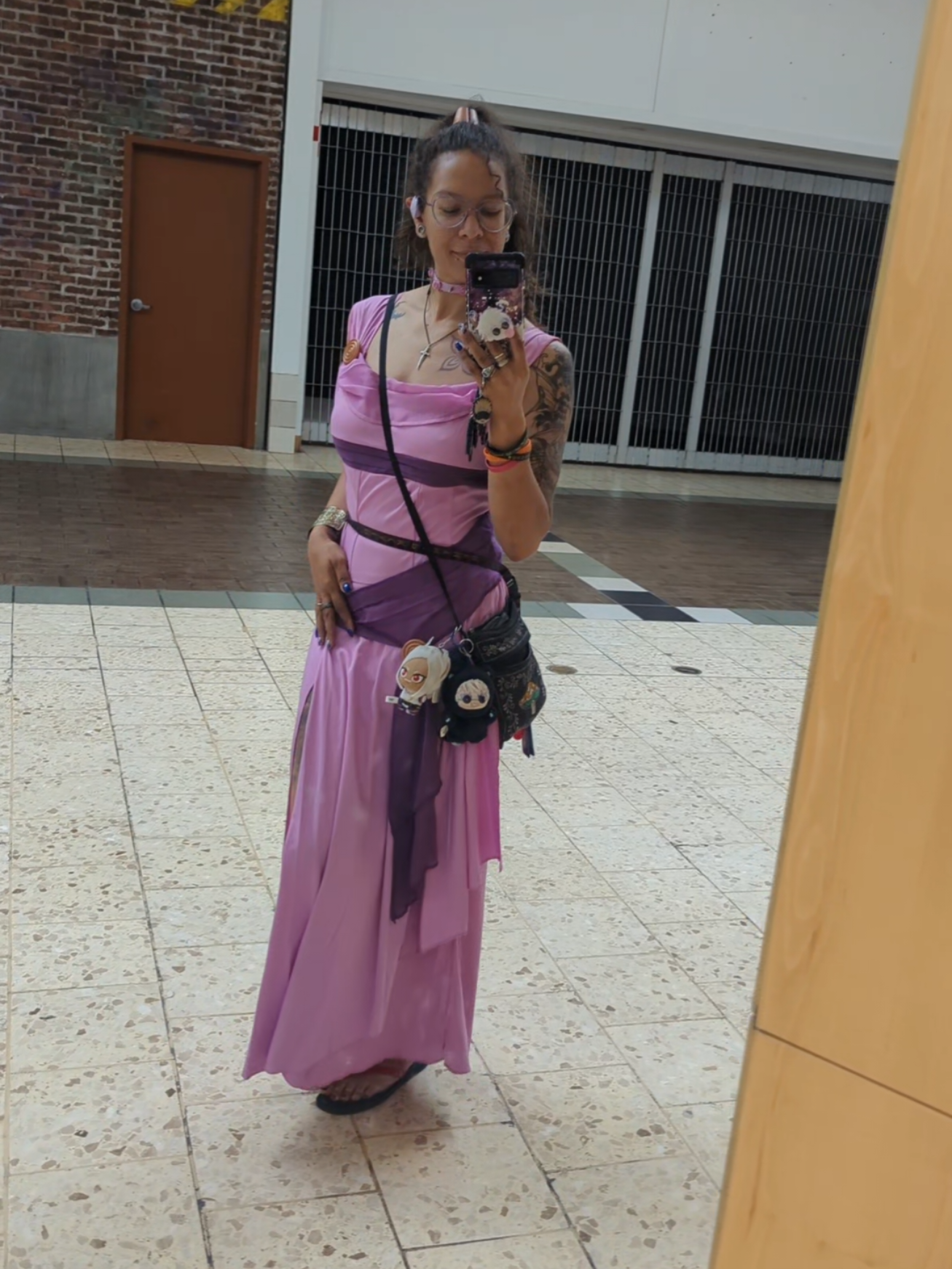 life's to short, run errands in cosplay! #megara #cosplayer #casualcosplay #blerd #pretty 