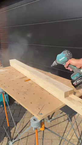 Start to finish Oak and Black metal Stair renovation ✨ Here we bought some new life back into this bland staircase. Would you have this in your home? @makitaukofficial  #poweredbyxgt #kittedup #Home #satisfying #transformation   
