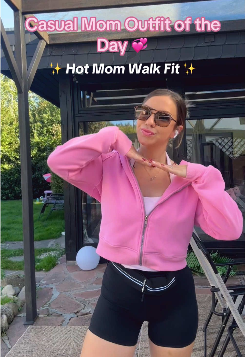 The knocked over artificial plant was a paid actor My outfit of the day to go on a run/hot mom walk, gotta get those 10k steps 🏃‍♀️ Whole outfit is from Amazon and linked on my storefront in bio💞  @CRZ YOGA @TrendyQueen   #OOTD #outfitinspo #fashion #styleguide #trendyoutfits 