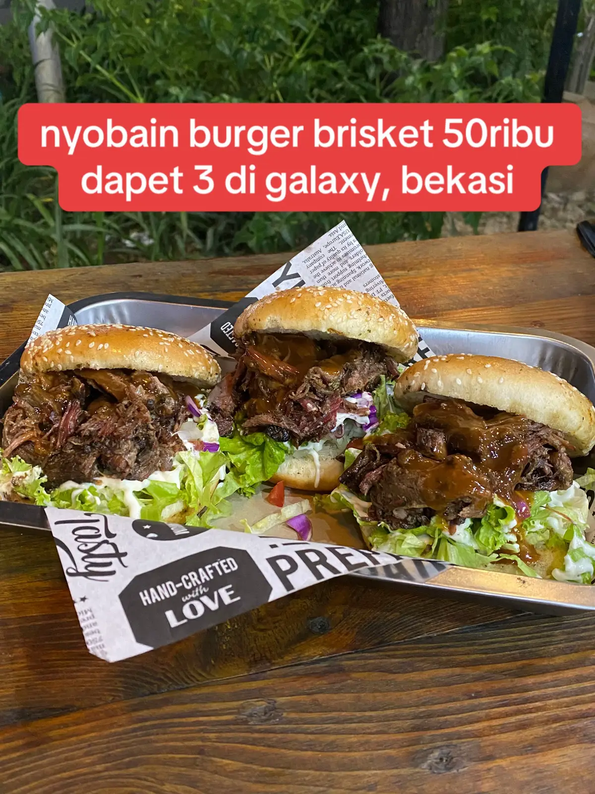 nyobain burger brisket di galaxy bekasi #kulinergalaxy #kulinerbekasi #kulinertiktok #reviewjujur #kulinerindonesia 