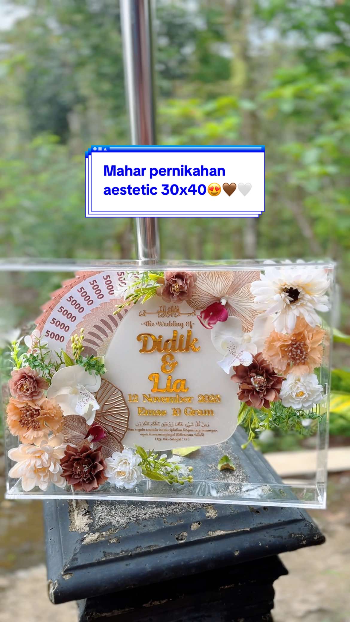 Hayoo siapa yg lg cari mahar pernikahan nih🤎🤍 kuy pesan ke admin sekarang ya🤎 #maharsolo #maharkaranganyar #maharsragen #maharmurah 