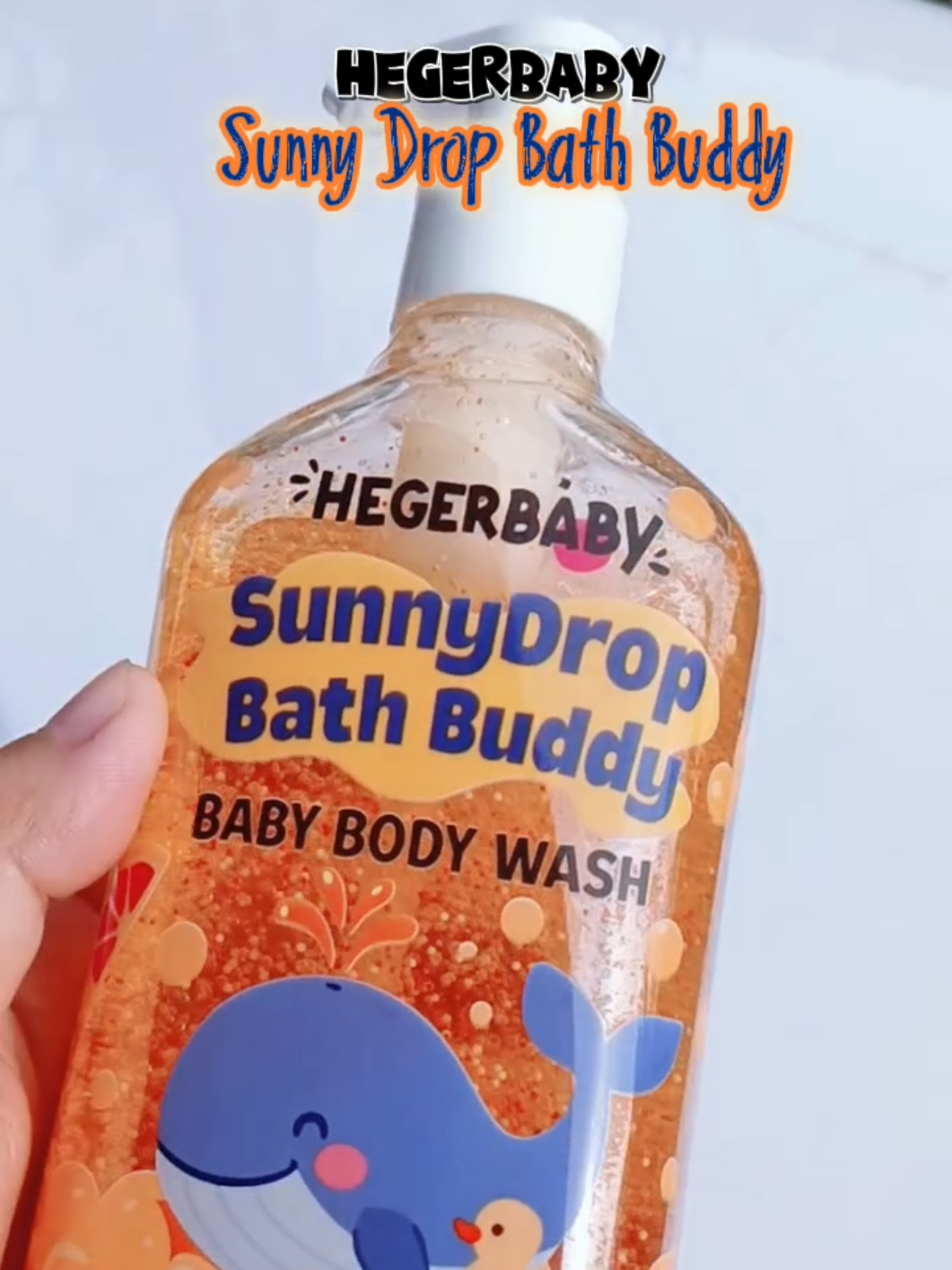 Hegerbaby_Sunny Drop Bath Buddy Baby Body Wash #hegerbaby #babybodywash #grapefruitscent #millionviews #creatorsearchinsights 