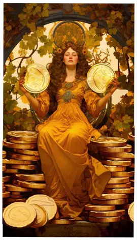 La Reina de Oros no persigue… atrae. ✨ Energía de abundancia, estabilidad y amor propio. Si esta carta llegó a ti, no es casualidad. Estás lista para recibir. 🔮 ¿Te resuena? Escríbelo en los comentarios. #ReinaDeOros #QueenOfPentacles #Tarot #MensajeDelDía #Abundancia    