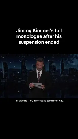 In a fiery monologue, Jimmy Kimmel calls Trump’s attacks on the First Amendment “anti-American.”