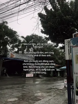 Nếu có tiền, anh sẽ dẫn em đi ăn ngon. Nếu không có tiền, em cũng chẳng phải đi theo anh. Anh chỉ muốn em đồng cam, chứ không muốn em phải cộng khổ. Nếu không cho em được hạnh phúc, thì lý do gì bắt em phải khổ cùng.. #xhtiktok #fyp #couple #vantruong 