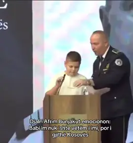 Djali i Afrim Bunjakut emocionon: Babi im nuk ishte vetëm i imi, por i gjithë Kosovës