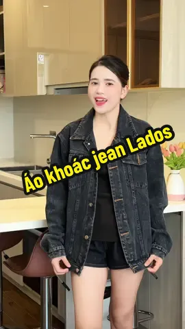 Áo khoác jean lados#kieugialinh #aokhoacnam #lados 