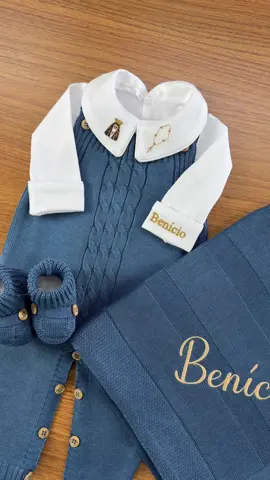 Saída personalizada para abençoar a chegada. 💙 #saidamaternidade #saidapersonalizada #maternidade 