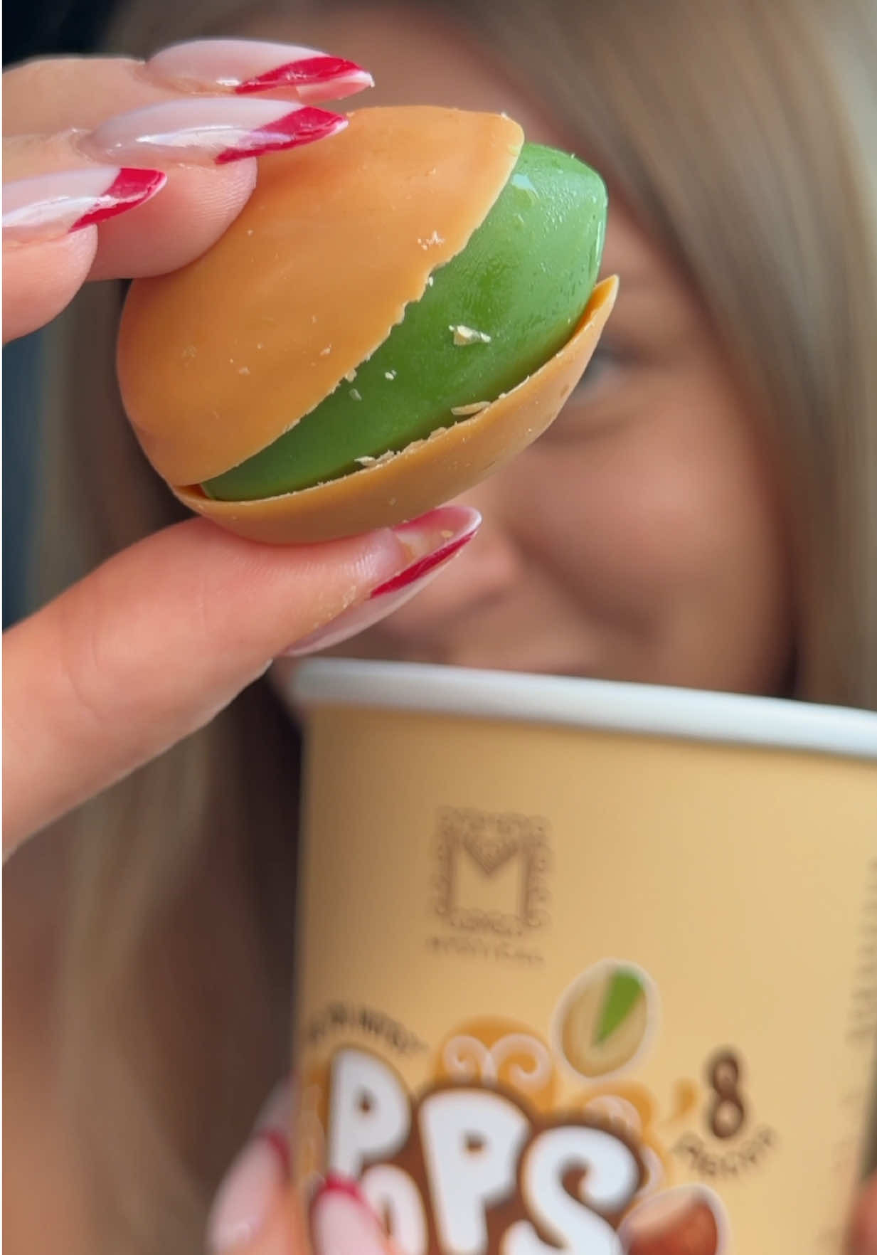 The trendy POPS ice cream is here 🍦🥜🔥 New flavors available only at @DanaAljadah.ae  #Foodie #asmr #mukbang #trend #icecream 