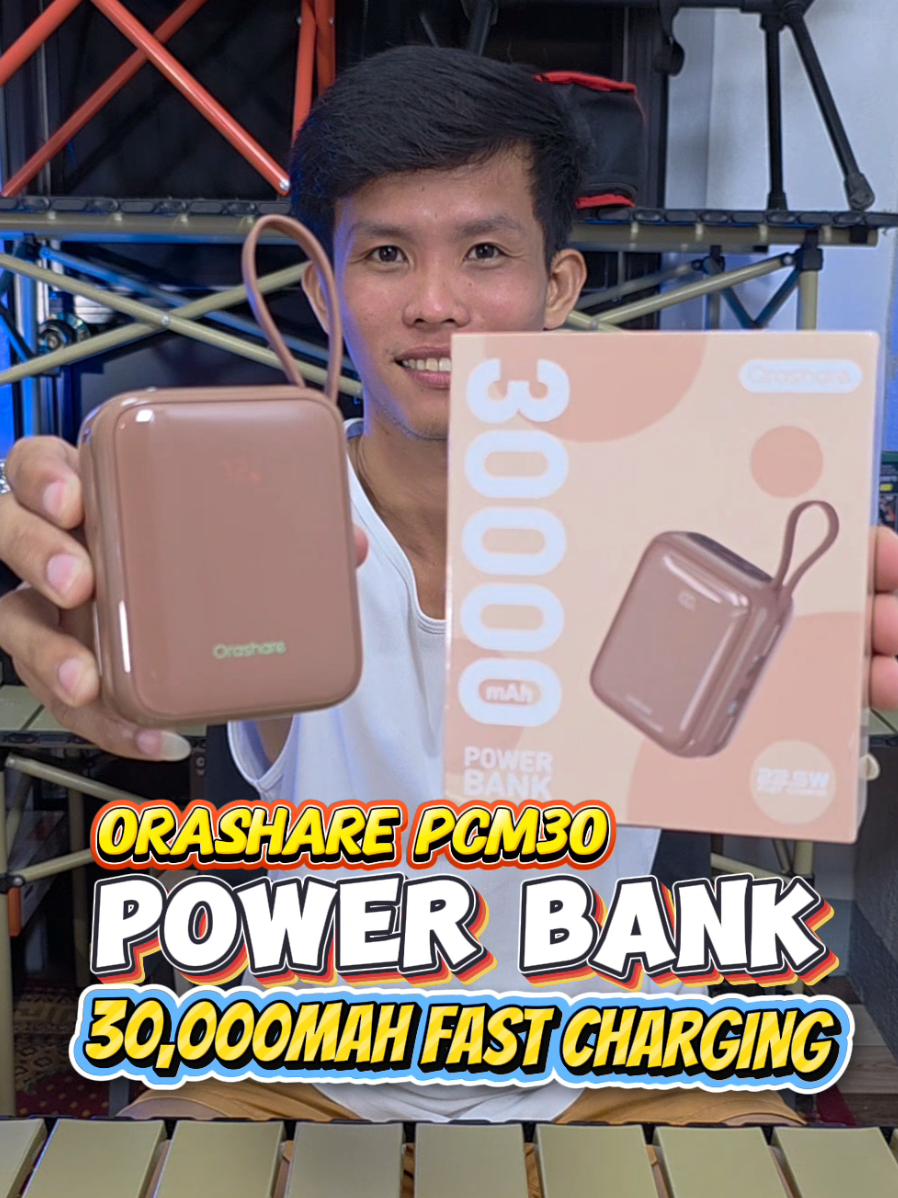 Orashare Power Bank PCM30 30,000mah cute size pero high capacity na. #orashare #powerbank #powerbank30000mah #powerbank10000mah #powerbank20000mah 