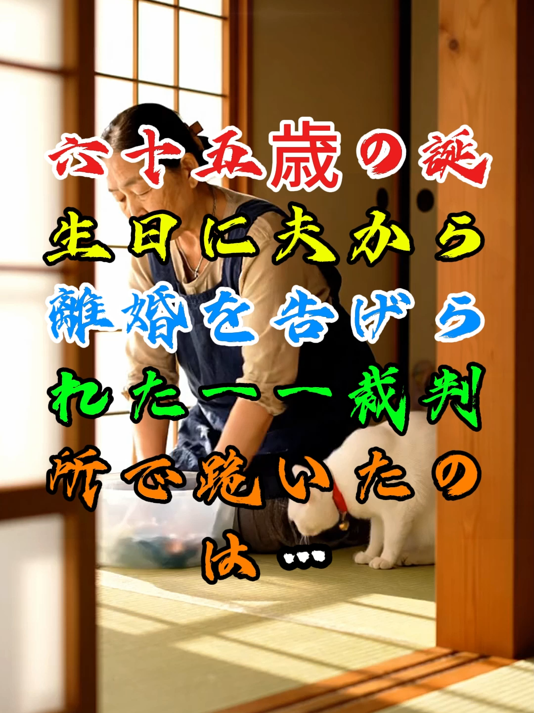 65歳、妻の逆転劇――家事と犠牲の果てに掴んだ自由....#人生 #shorts #実話 #ドラマ