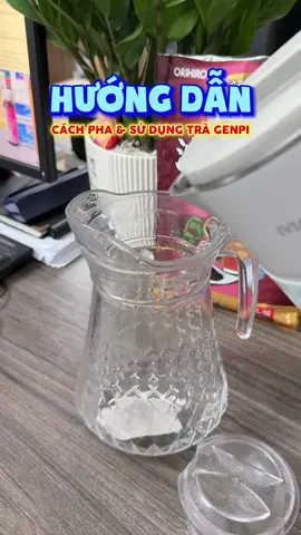 Hướng dẫn pha trà Genpi #diemquynhcosmetics #orihiro #tragenpi 
