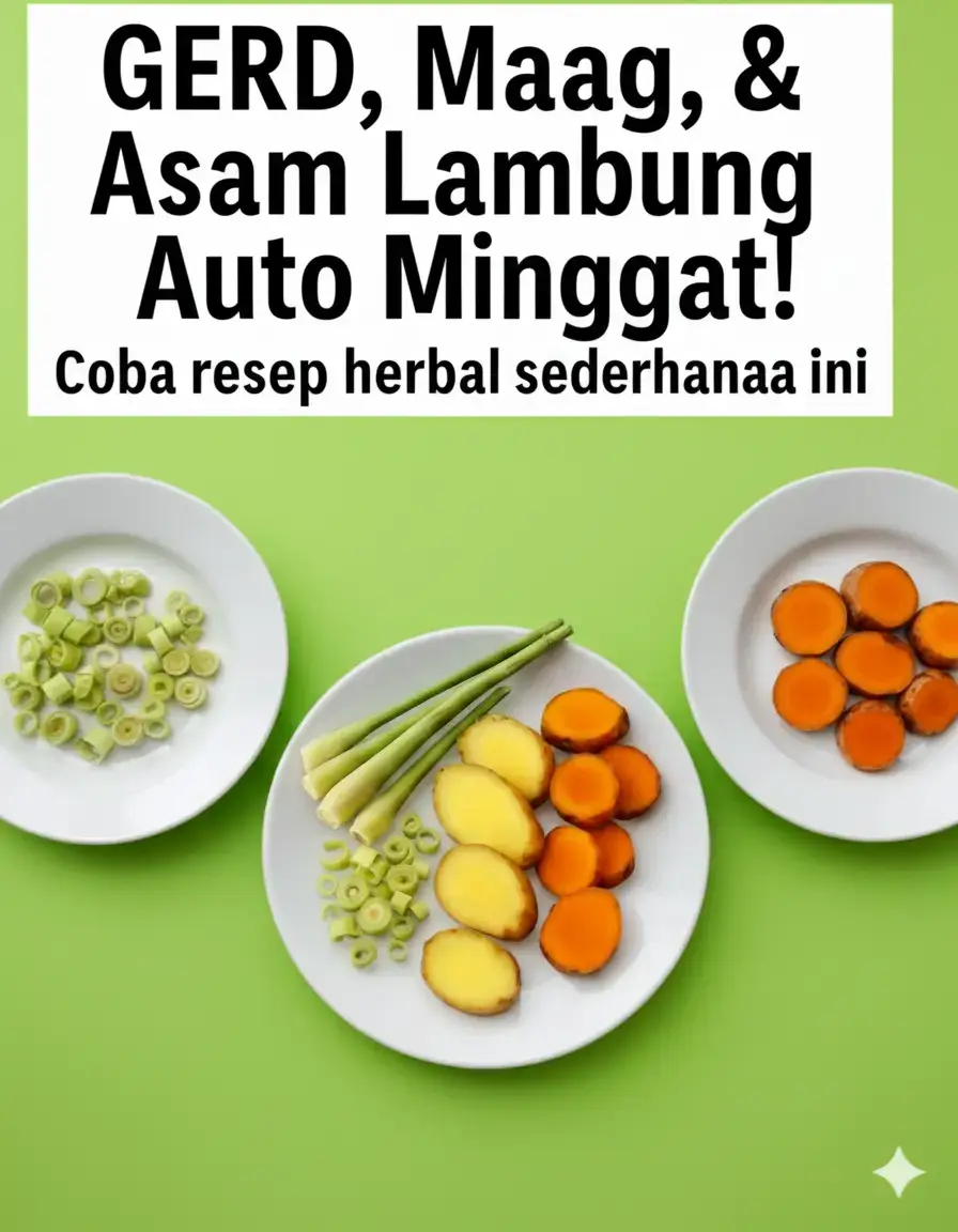 GERD, Maag, & Asam Lambung Auto Minggat! 🔥 Coba resep herbal sederhana ini 🌿 ✨ Bahan: Irisan serai Irisan jahe Irisan kunyit ✨ Cara Membuat: Seduh semua bahan dengan air panas, diamkan sebentar, lalu minum selagi hangat. ✅ Manfaat: ✔ Kunyit kaya kurkumin -> bantu kurangi gas & peradangan ✔ Jahe -> menenangkan lambung & mengurangi mual ✔ Serai -> membantu pencernaan & meredakan kembung MasyaAllah, ikhtiar alami yang menyehatkan pencernaan #herbal #sehatalami #sehat #herbalalami #khasiat 