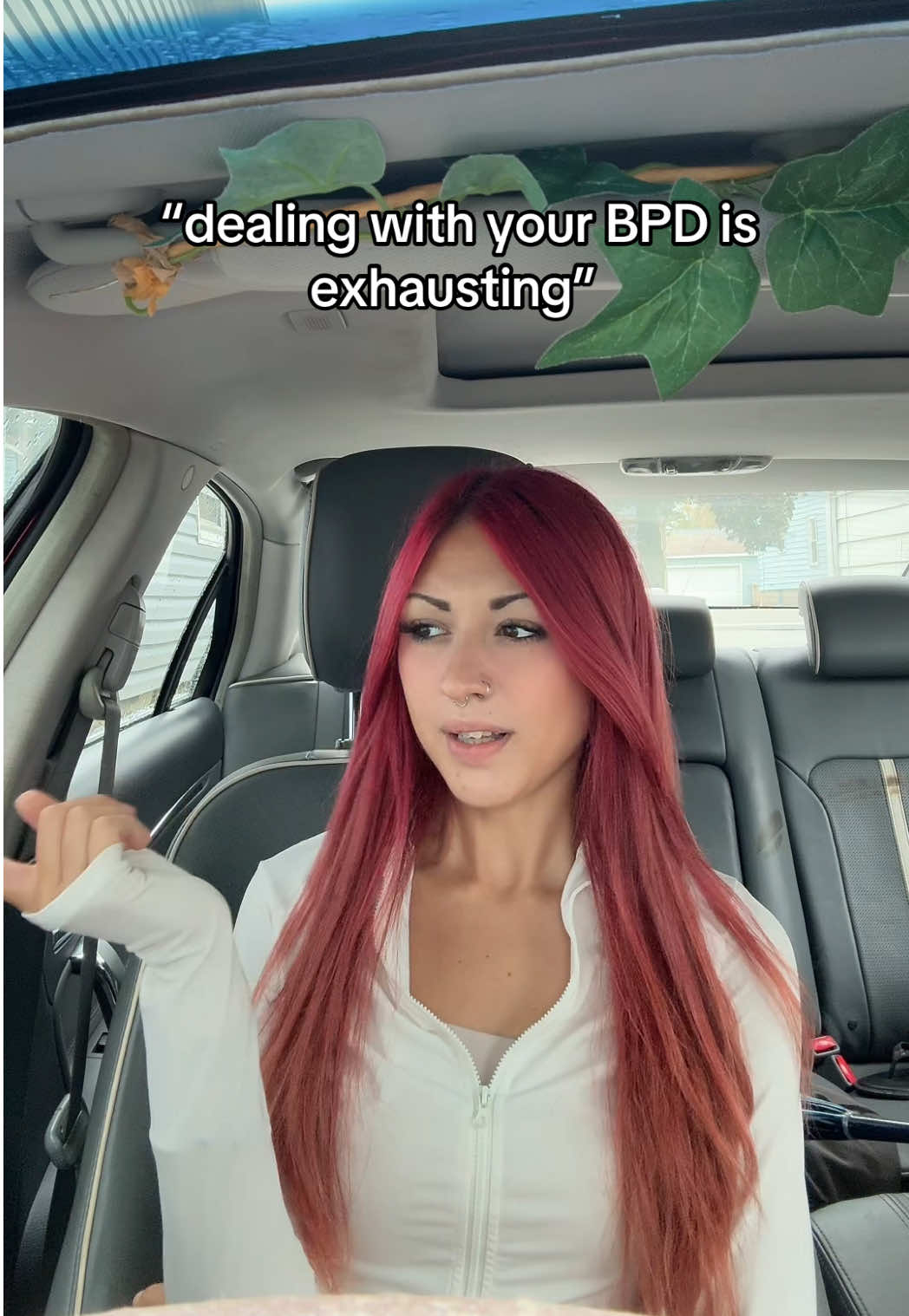 i get it but like i’ve dealt with it my whole life ruining ALL my relationships, while MY bpd only ruined this one relationship for you. you know what i mean?  #bpd 