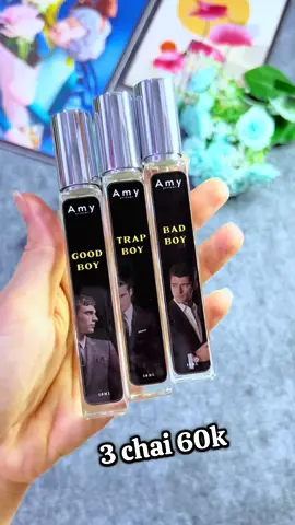Combo 3 chai nước hoa nam Amy 60k #emchintaphoa #xuhuong #xh #nuochoanam 