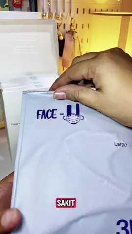 Face-U 3D face mask. Individually wrap kaya hindi macocontaminate. #faceu #3dfacemask #surgicalfacemask #facemask #health 