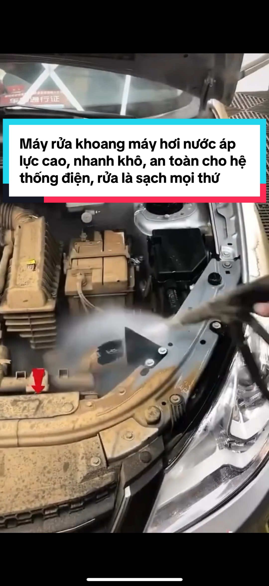 Máy rửa khoang máy hơi nước áp lực cao, nhanh khô, an toàn cho hệ thống điện, rửa là sạch mọi thứ  @technologyequipment 